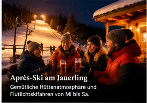 Gemütliche Après-Ski-Winterimpression
